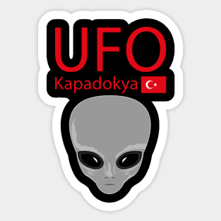 UFO Kapadokya - Alien Sticker